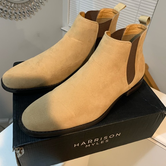 Harrison Myles Other - Mens faux suede chelsea boot